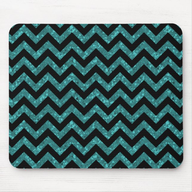 Tapis De Souris Chevron Parties scintillant Look Mousepad (Devant)