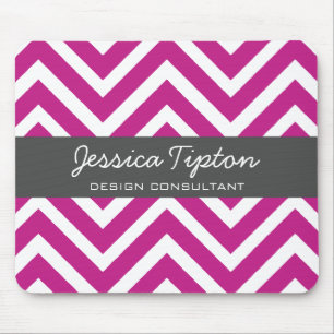 Tapis De Souris Chevron pourpre Mousepad   TBM