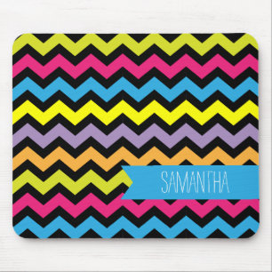 Tapis De Souris Chevron Zigzags en gras