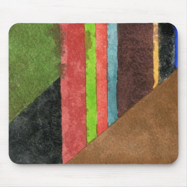 Tapis De Souris "Chevrons" Résumé Design Mousepad (Devant)