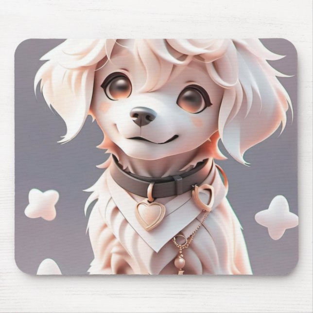 Tapis De Souris Chibi Golden Retriever Puppy (Devant)