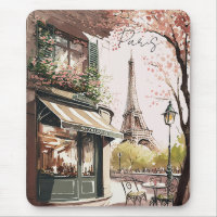 Chic Café Parisien Tour Eiffel Paris France Shop