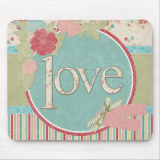 Tapis de souris chic de "amour"