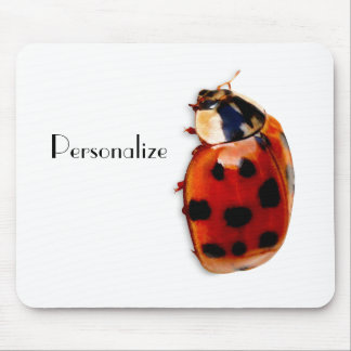 Tapis De Souris Chic Spotted Ladybug Avec Nom