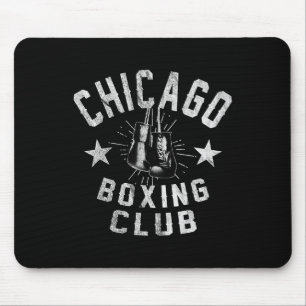 Tapis De Souris Chicago Boxing Club - Vintage Chi-town Retro Boxer
