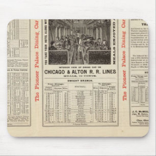 Tapis De Souris Chicago et Alton Railroad 3