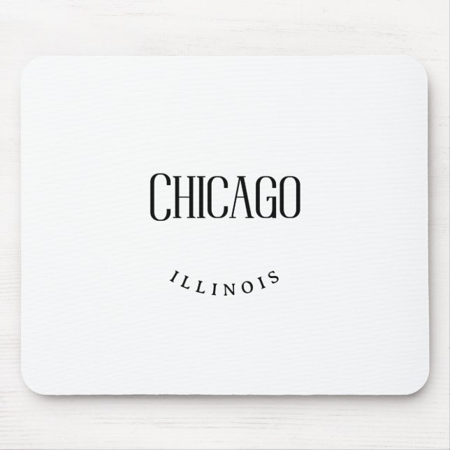 Tapis De Souris Chicago IL (Devant)