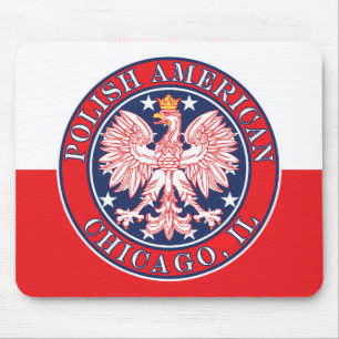 Tapis De Souris Chicago Illinois polonais