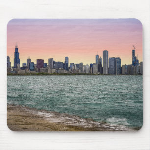 Tapis De Souris Chicago Skyline