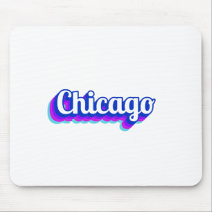 Tapis De Souris Chicago vintage