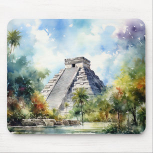 Tapis De Souris Chichen Itza, Mexique.