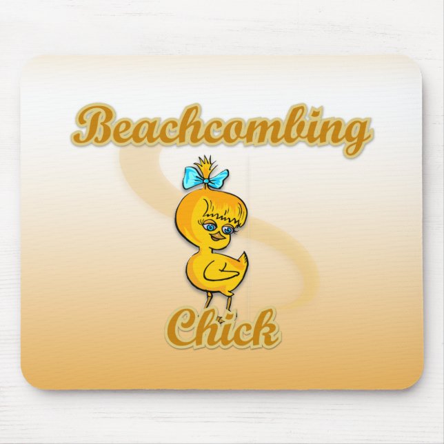 Tapis De Souris Chick Beachcombing (Devant)