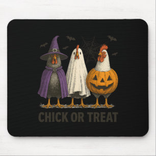 Tapis De Souris Chick De Poulet Ou Traite Drôle Costume Halloween