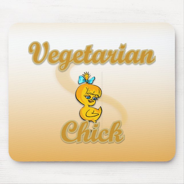 Tapis De Souris Chick végétarien (Devant)
