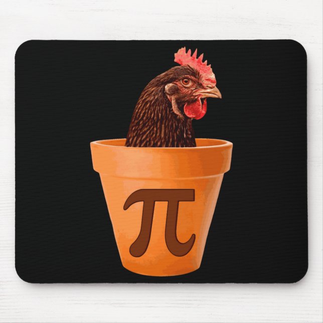 Tapis De Souris Chicken T And I Dont Care  (Devant)