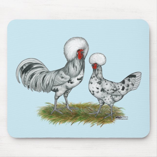 Tapis De Souris Chickens de Polish (Devant)