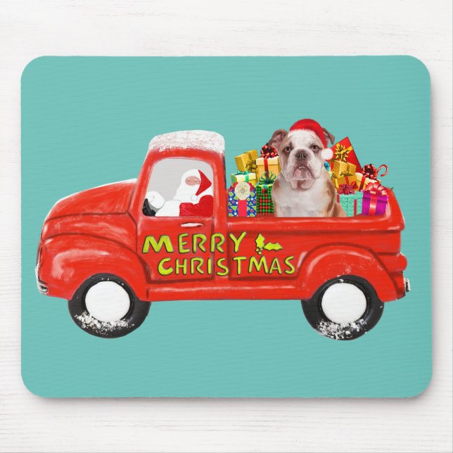 Tapis De Souris Chien à dos d'âne dans le camion de livraison de N (Devant)