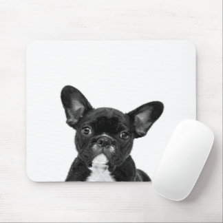 Tapis De Souris Chien adorable | Black French Bulldog Face