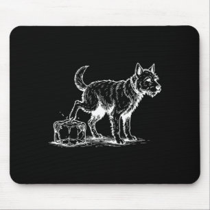Tapis De Souris Chien anti glace drôle