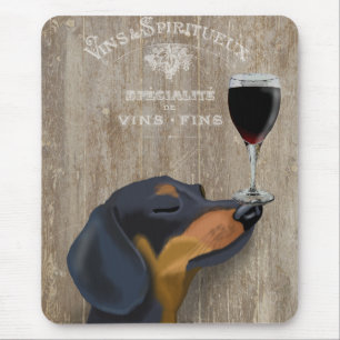 Tapis De Souris Chien Au Vin Dachshund