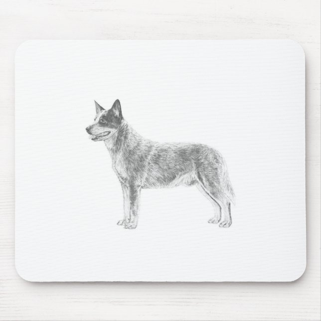 Tapis De Souris Chien australien de bétail (Devant)