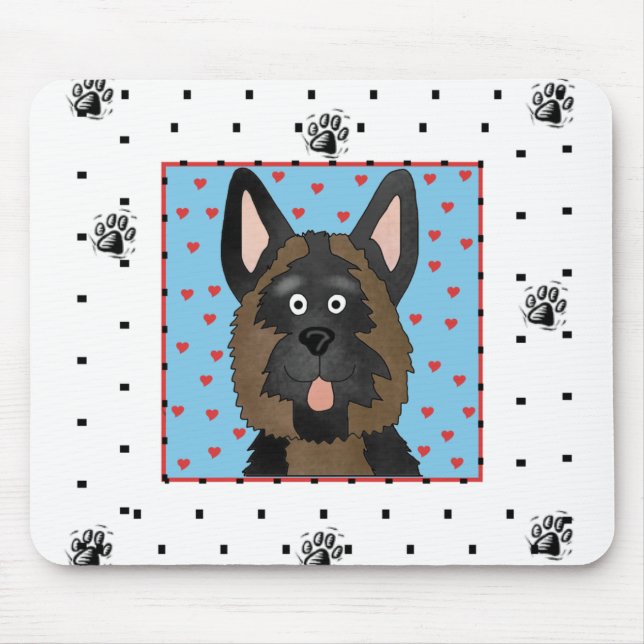 Tapis De Souris Chien berger allemand (Devant)