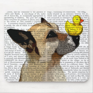 Tapis De Souris Chien berger allemand et canard