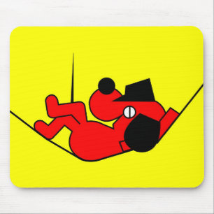 Tapis De Souris Chien blond rouge