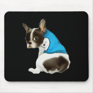Tapis De Souris Chien bouledogue français J'aime maman Tatouage bo