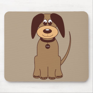 Tapis De Souris Chien Brun