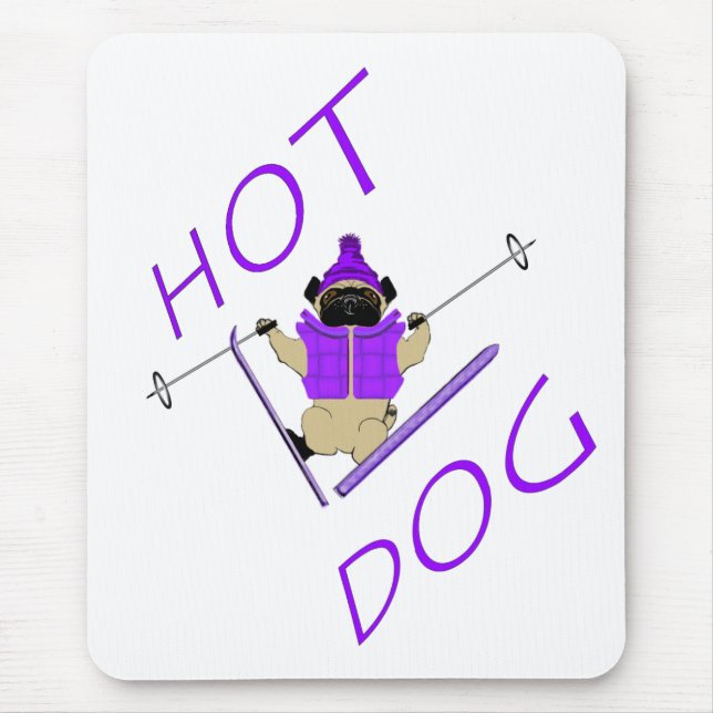 Tapis De Souris Chien chaud (Devant)