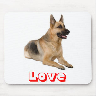 Tapis de souris Chien chiot Berger allemand