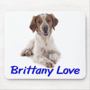 Tapis de souris Chien chiot Brittany Spaniel