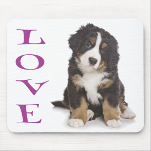 Tapis de souris Chien chiot Montagne bernoise Amou