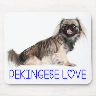 Tapis de souris Chien chiot Pékinois mignon
