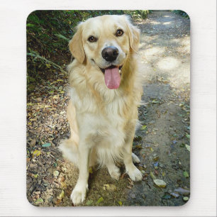 Tapis de souris Chien Chiot Retriever doré Mignon
