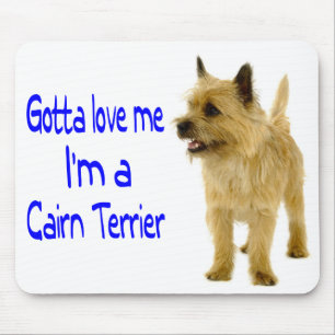 Tapis de souris Chien chiot Terrier Tan Cairn