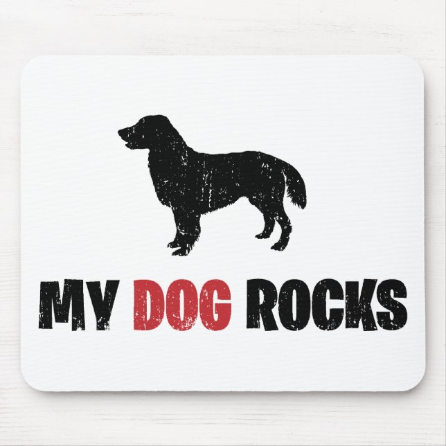 Tapis De Souris Chien d'arrêt Plat-Enduit (Devant)
