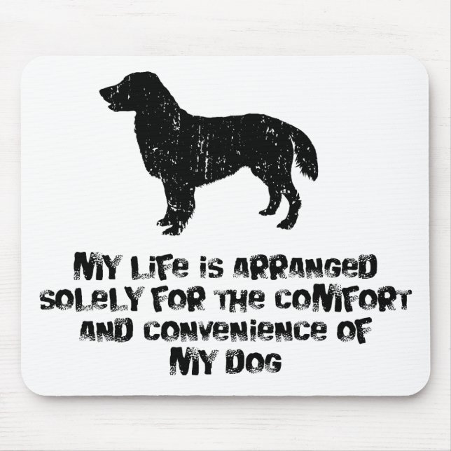 Tapis De Souris Chien d'arrêt Plat-Enduit (Devant)