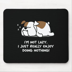 Tapis De Souris Chien de chien roux anglais Bulldog