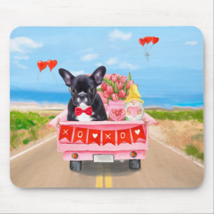 Tapis De Souris Chien de la Saint-Valentin