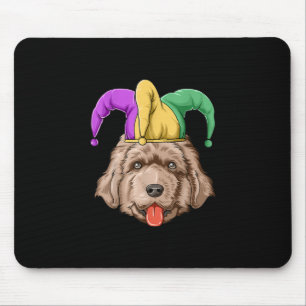 Tapis De Souris Chien de Newfie avec casquette cadeau du proprié