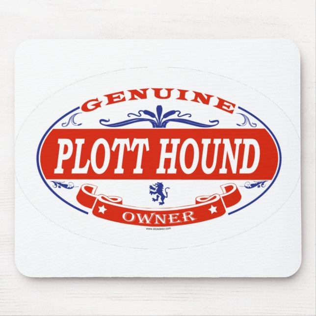 Tapis De Souris Chien de Plott (Devant)