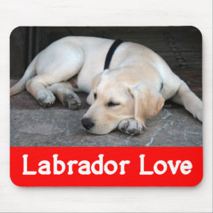 Tapis De Souris Chien de race Labrador Retriever jaune - Lab jaune