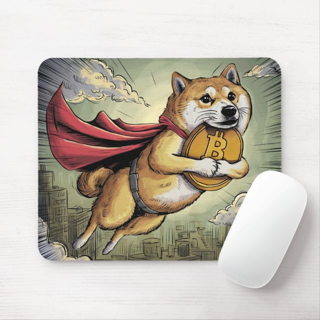 Tapis De Souris Chien de Shiba Inu (Avec souris)