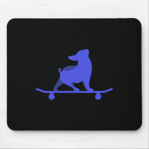Tapis De Souris Chien de skate drôle amateur de Bouledogue Françai