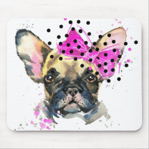 Tapis De Souris Chien de Taureau de Français de Cutie
