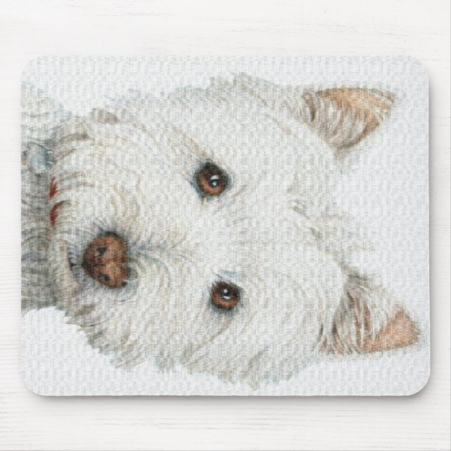 Tapis De Souris Chien de Westie (Devant)