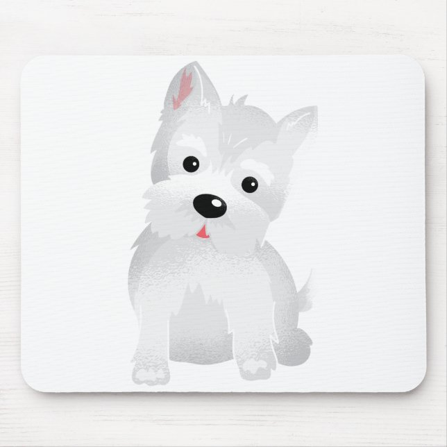 Tapis De Souris Chien de Westie (Devant)