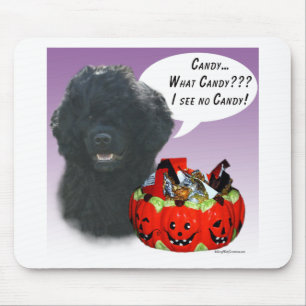 Tapis De Souris Chien d'eau portugais Halloween Candy